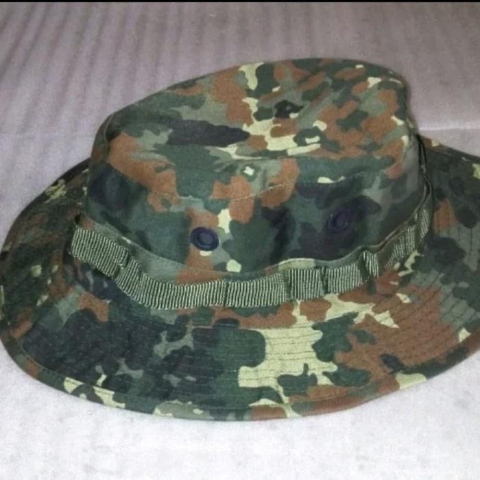 Topi Rimba Boonie Hat Short Brim Germany Flektran Original