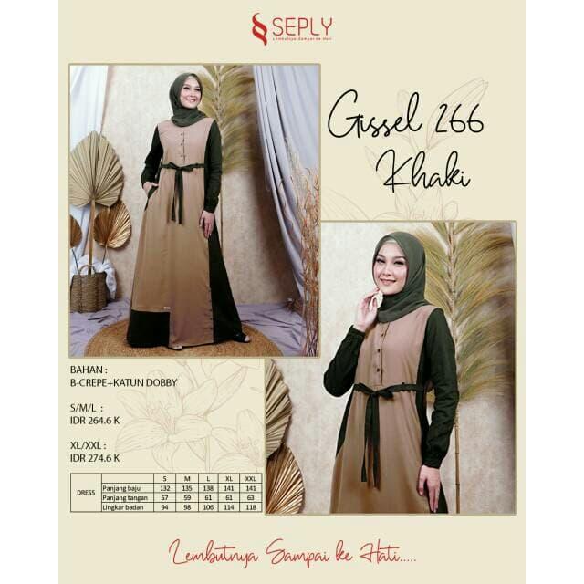 Gamis Dewasa Seply Gissel 266
