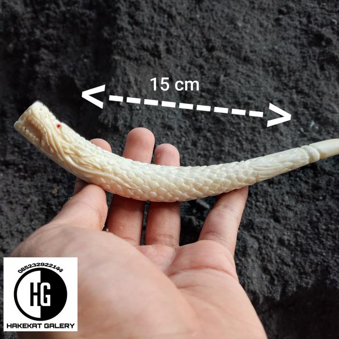 kerajinan tangan pipa once FULL UKIR NAGA iga duyung GH 70