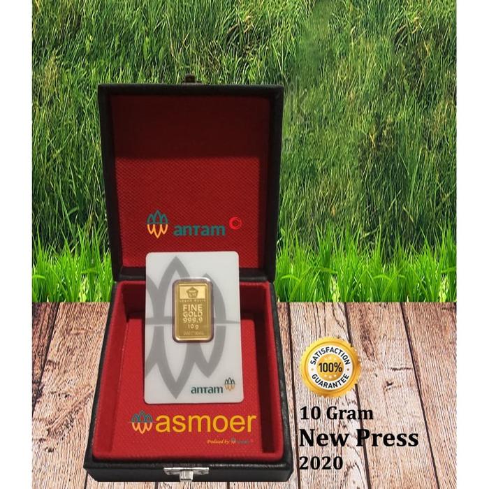 LOGAM MULIA/LM/EMAS ANTAM 10 Gram PRESS/CERTIEYE/REINVENTED 2020