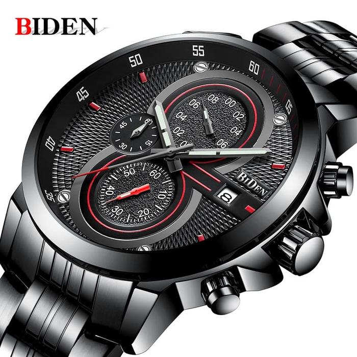 biden 0085 Jam Tangan Kronograf