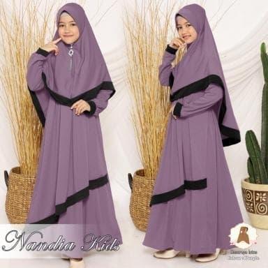 NANDIA SYARI KIDS Baju Gamis Anak Perempuan Terbaru Usia