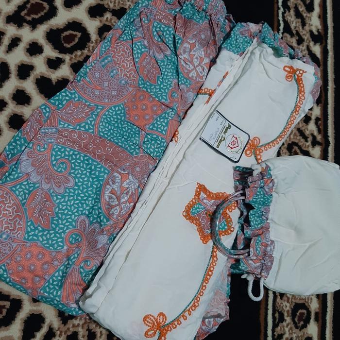 mukena dewasa katun batik Putri Diana