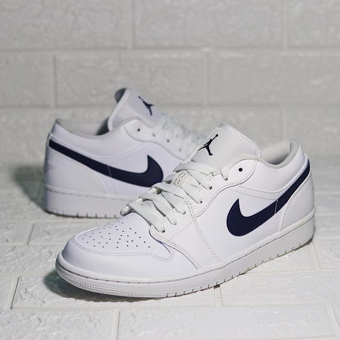 Nike Air Jordan 1 Low White Obsidian Navy