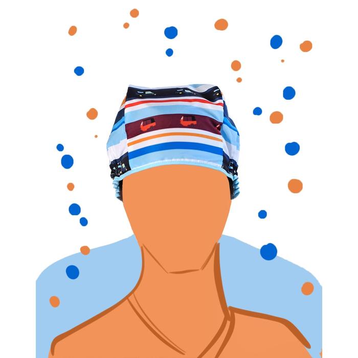 Cap Water Resistant Bajaj Bemo Stripe
