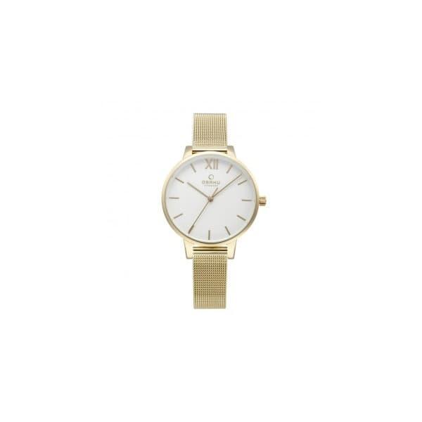 Obaku Denmark Liv Gold Stainless Steel WOMEN Watch V209LXGIMG