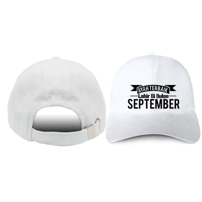 topi baseball pria premium ayah terbaik lahir di bulan september