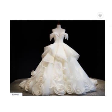 Wedding dress organza/gaun pengantin organza/gaun pernikahan organza