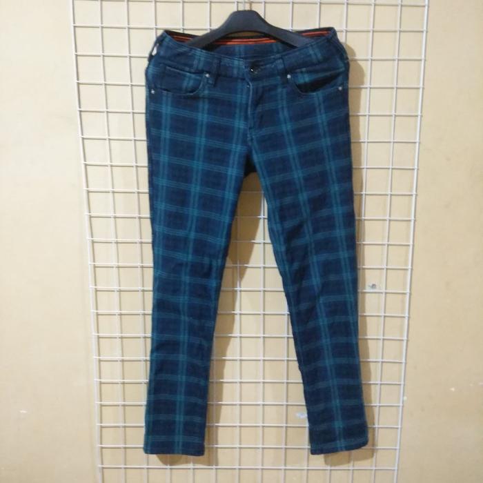 Long pants Edwin Jersey Original Tartan stretch no UNIQLO, jeans, Lea