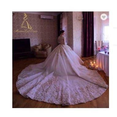 Gaun pengantin/gaun pernikahan/wedding dress princess gold