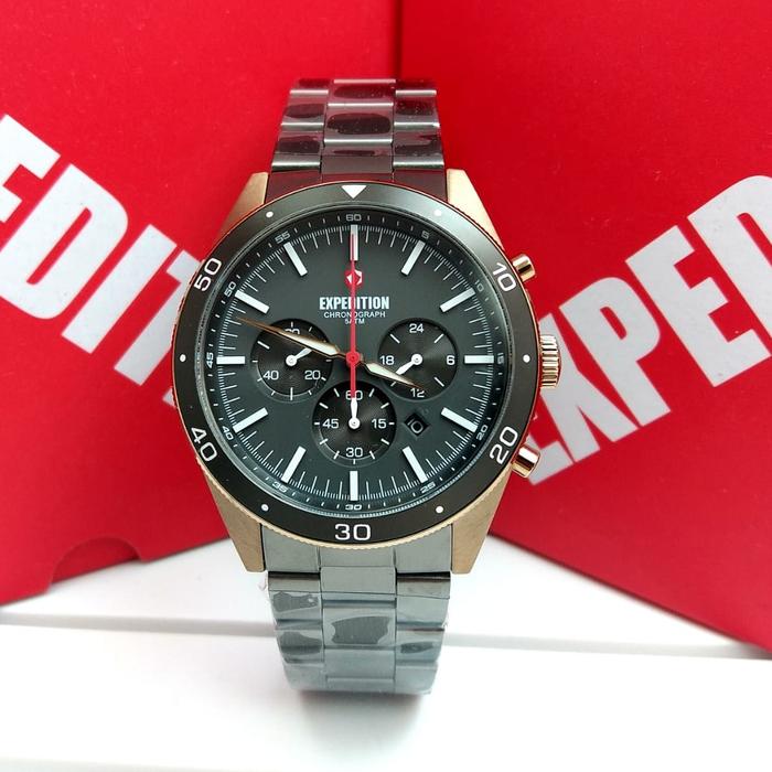 JAM TANGAN PRIA EXPEDITION E 6791 E6791 GREY GOLD ORIGINAL BERGARANSI