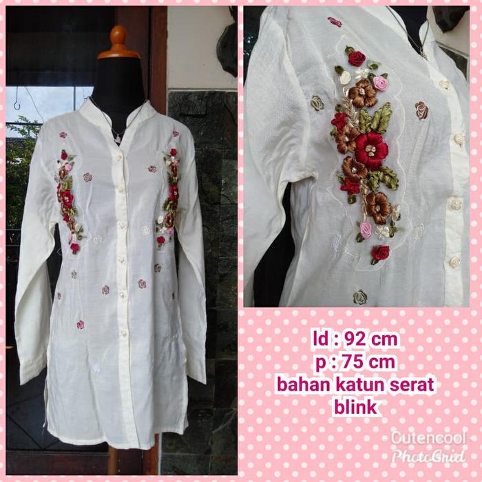 Tunik putih tulang