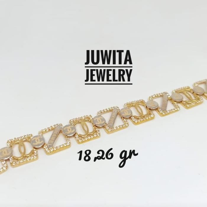 GELANG EMAS CHANNELL MDL ITALY - 70%