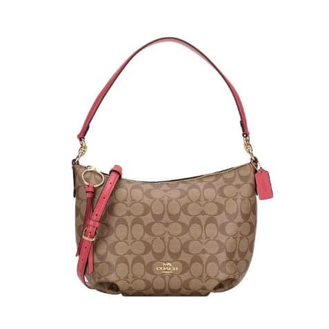 Tas Coach 90738 Skylar Small Signature Khaki Poppy