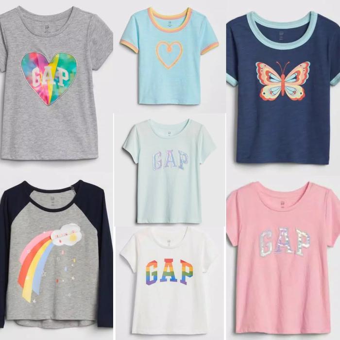 Baby GAP Tee Kaos Bayi Perempuan 1 2 Tahun