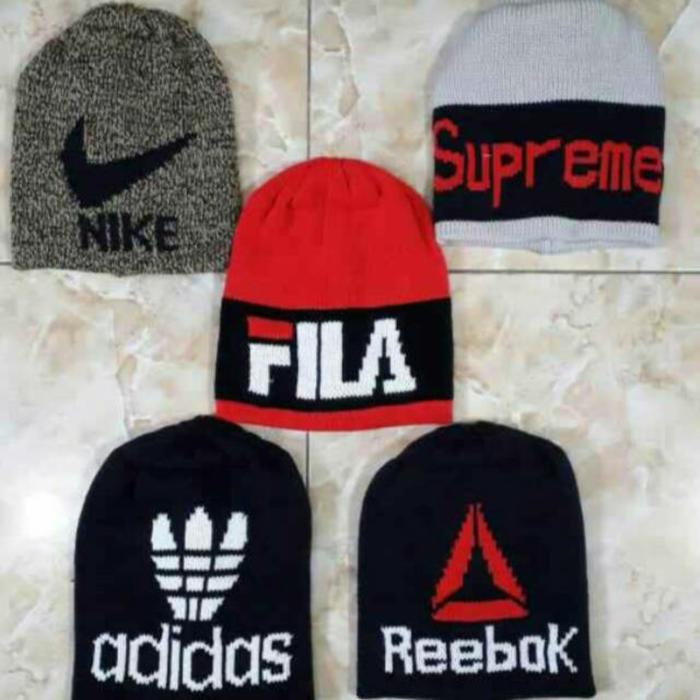 Topi Kupluk Rajut Adidas/Nike Unisex