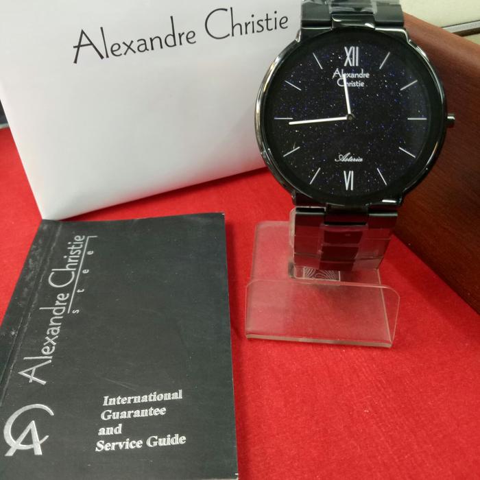 Jam Tangan Analog Pria Alexandre Christie AC 8604 MH All Black