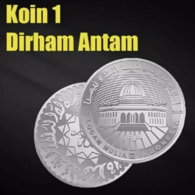 koin 1 dirham perak silver antam