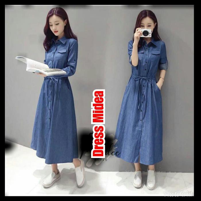 Longdress Denim Midea