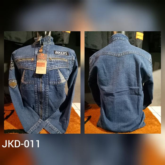 JAKET DENIM JEANS BIKERS HARLEY DAVIDSON