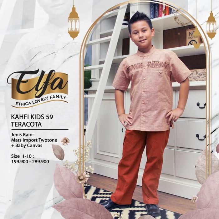 SETELAN KOKO ANAK / KAHFI KIDS 59 TERACOTA / ETHICA KAHFI KIDS