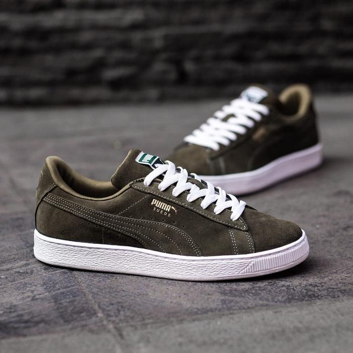 SEPATU PUMA SUEDE FULL GREEN