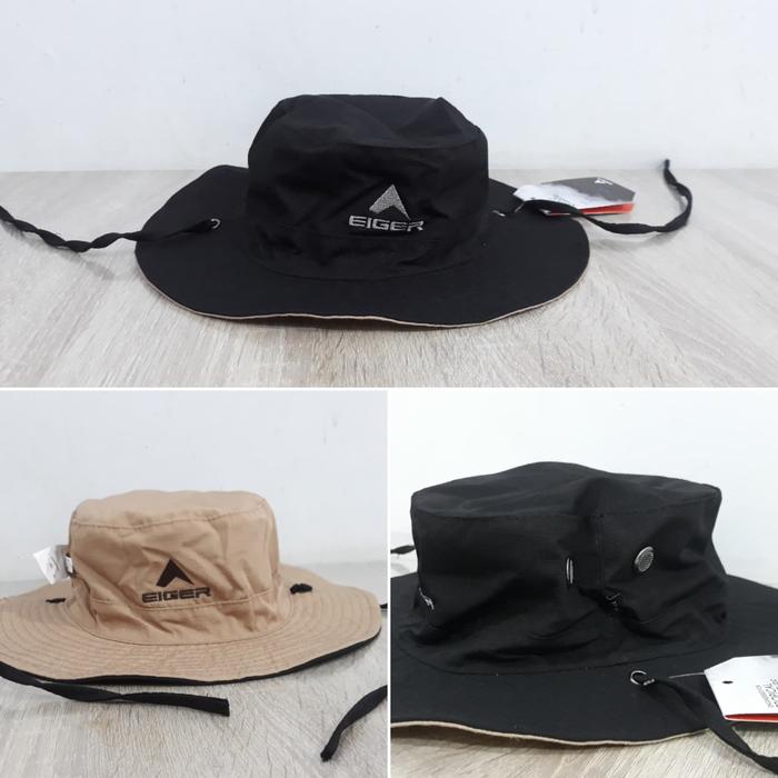 topi rimba eiger / topi pria / topi gunung / topi rimba timbal balik