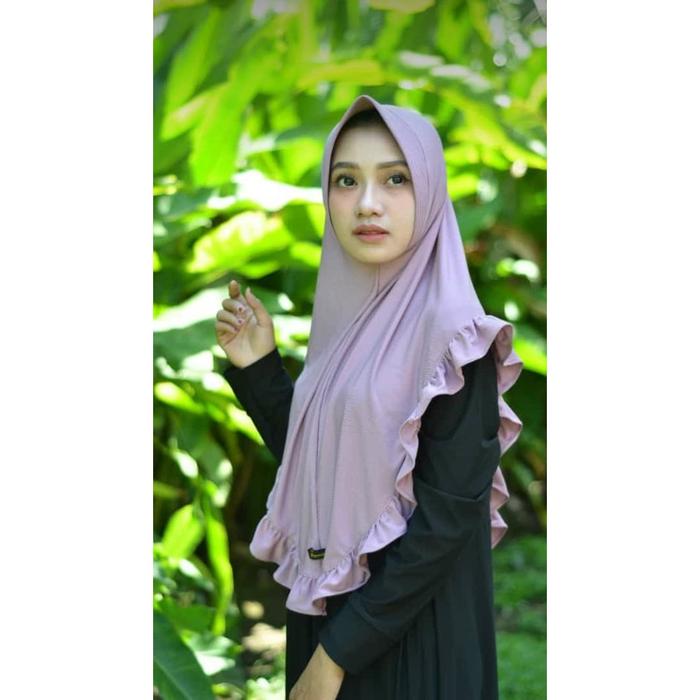 Jilbab Jamilah Instan Rampel