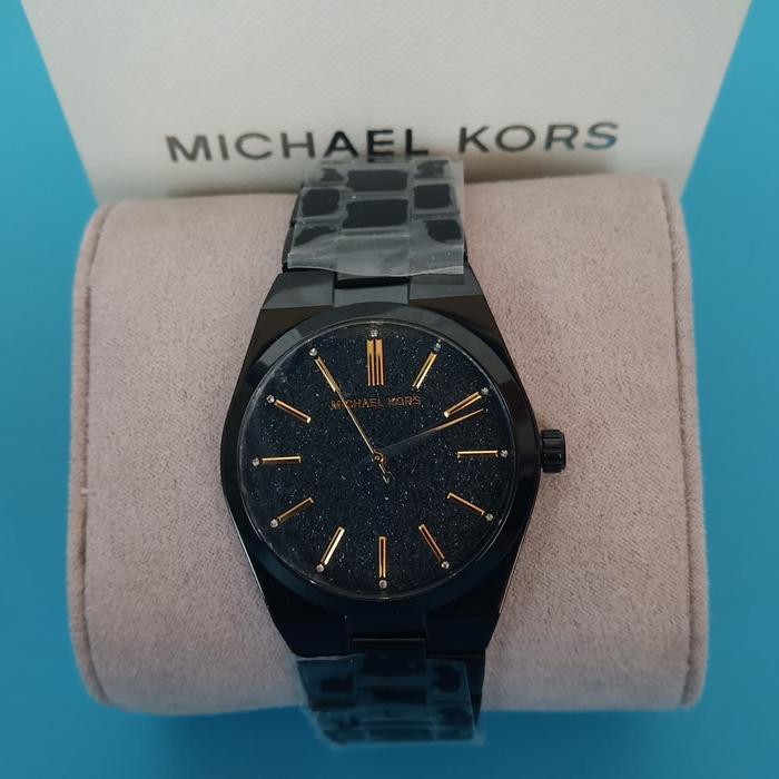 JAM TANGAN WANITA MK ORIGINAL | MK 6625 RANTAI BLACK