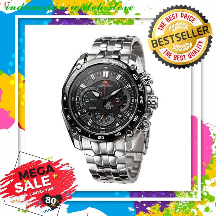 Jam tangan pria edifice EF 550 redbull ori BM + Box set