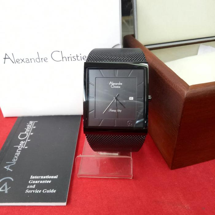 Jam Tangan Pria Alexandre Christie AC 8333MD All Black