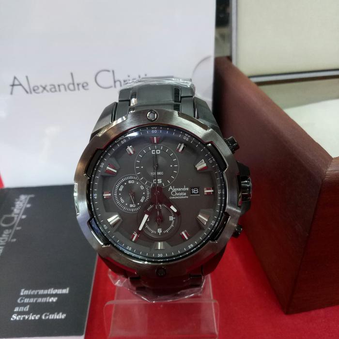 Jam Tangan Pria Analog Alexander Christie AC 6305 MC All Black