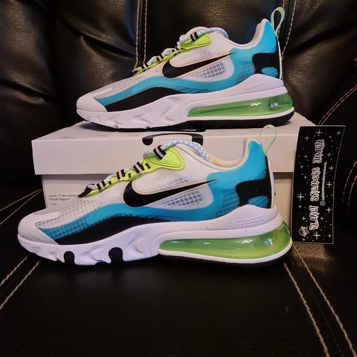 Nike Airmax 270 React SE Oracle Aqua/Black-Ghost Green Original BNIB
