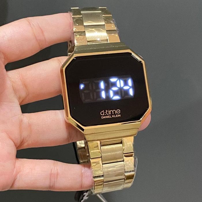 JAM TANGAN DANIEL KLEIN DK112409-3 DIGITAL GOLD ORIGINAL