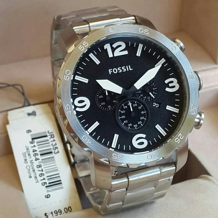 Jam Tangan Pria Fossil JR 1437 1353 1356 1401 Original 5.0cm