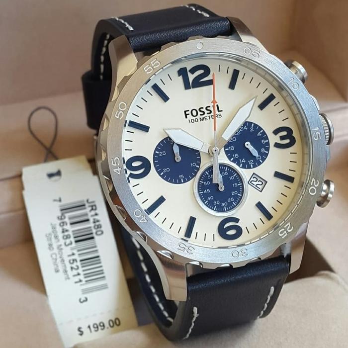 Jam Tangan Pria Fossil JR 1480 1436 1354 1424 1504 Original 5.0cm
