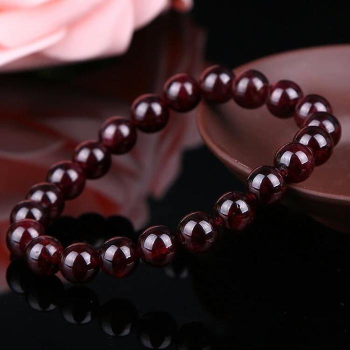 gelang batu coklat / gelang giok