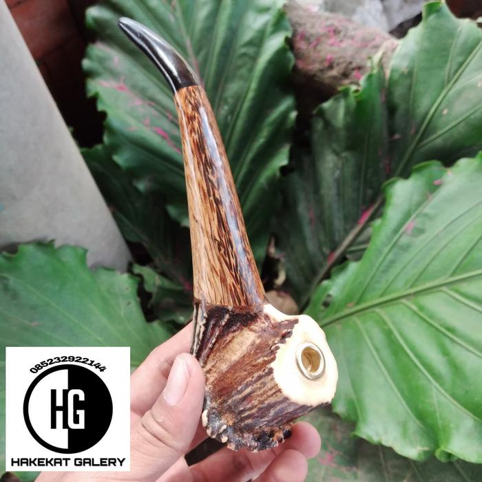 ONCE motif cangklong TANDUK RS kombinasi kelor hitam, liwung GH 124