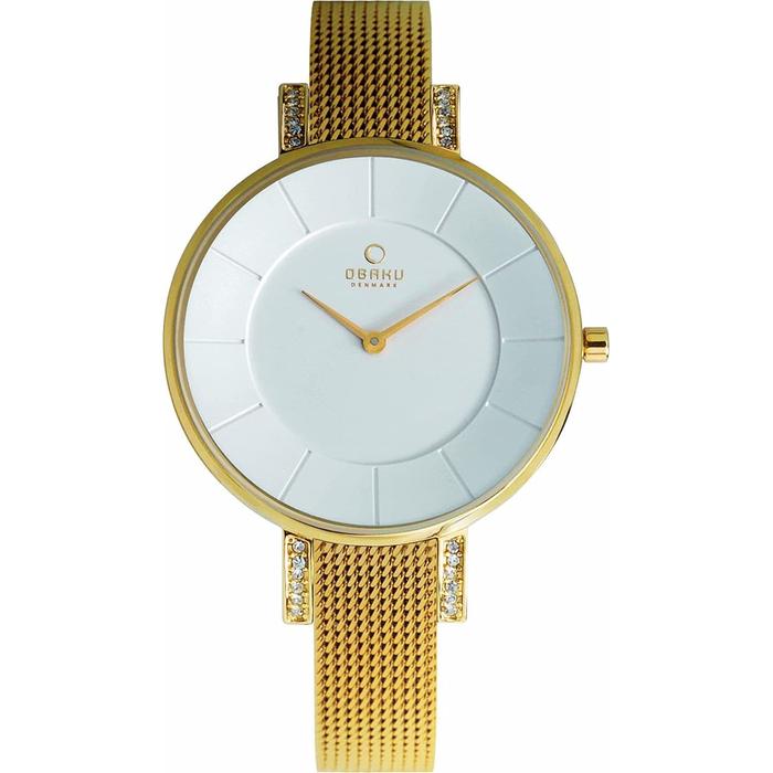 Denmark Obaku WOMEN Watch Quartz Stainless Steel Coated V158LEGIMG