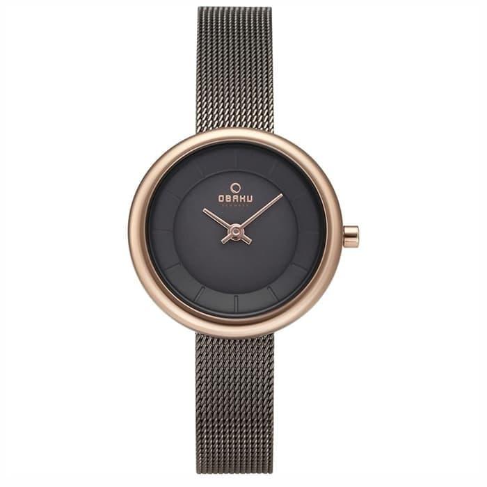 Obaku Denmark STILLE Granite Grey Round Dial Women's Watch V146LXVJMJ