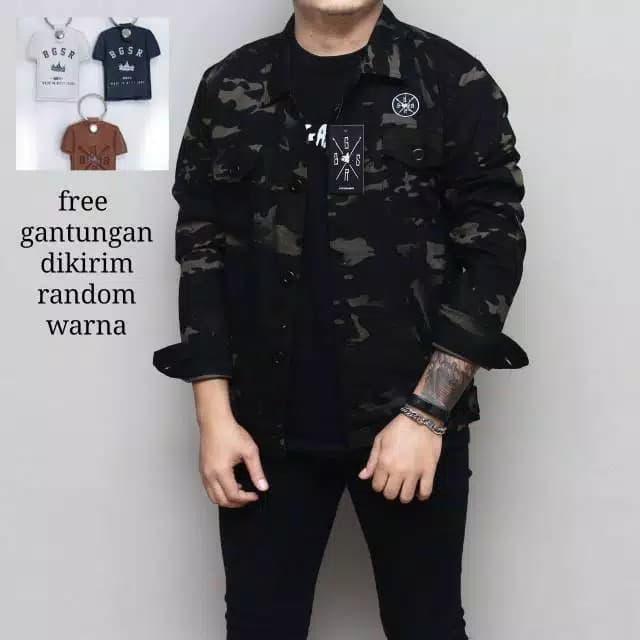 Jaket army premium/ kemeja camo premium/ jaket camo premium bgsr pria