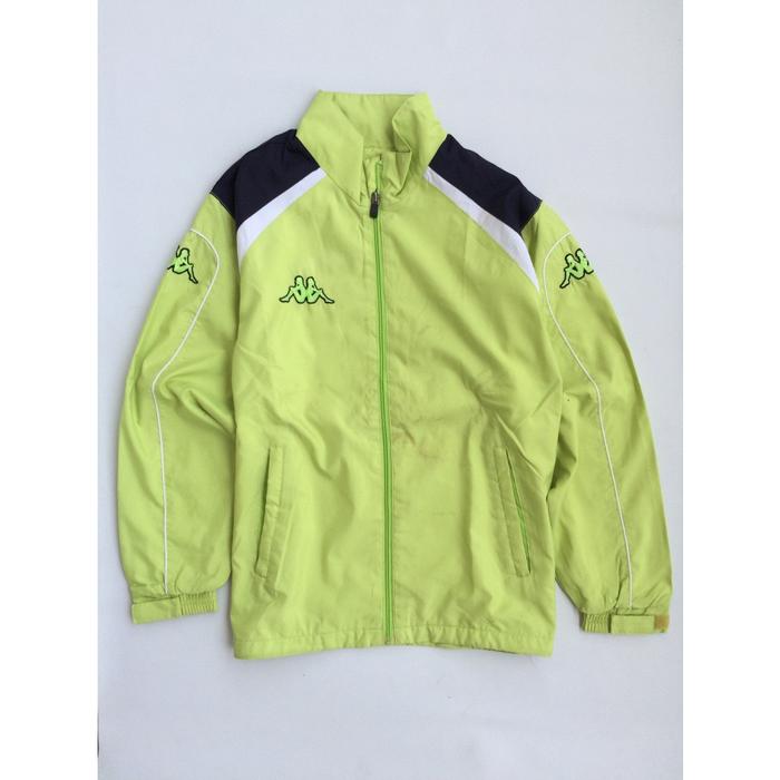 Original Kappa Jaket Ijo Stabilo
