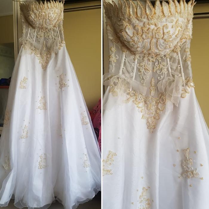 gaun pengantin second