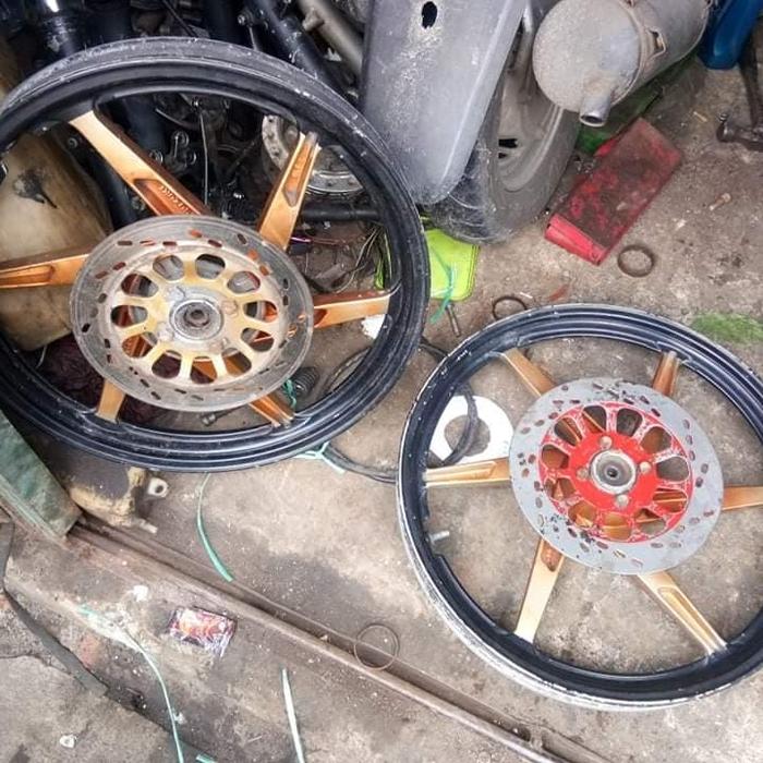 velg satria 2tak hiu sub shogun sp satria fu original copotan