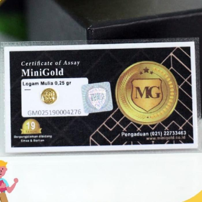 Mini Gold Emas MiniGold 0,25 Gram