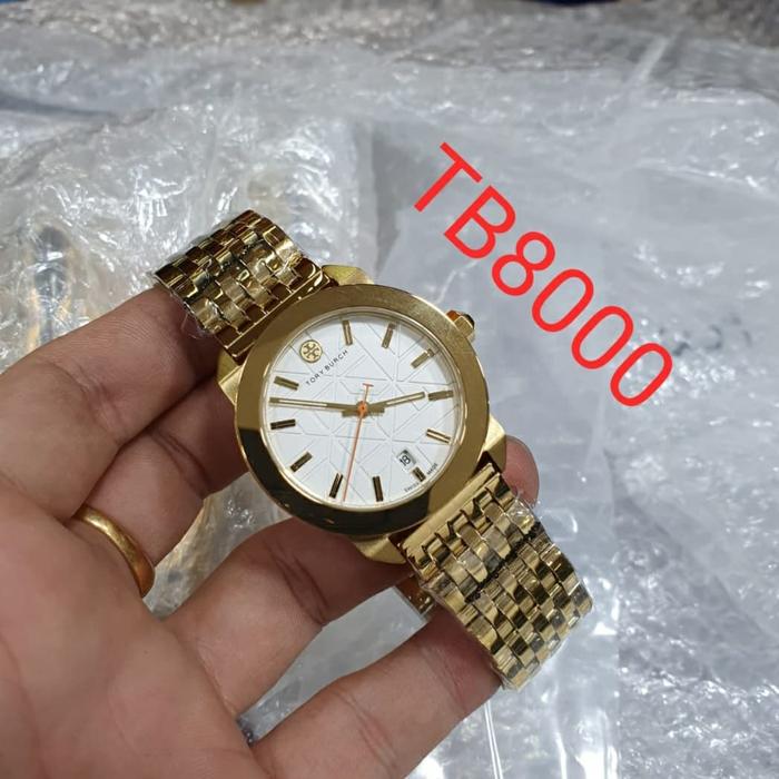 Jam Tangan Wanita Merek Tory Burch TB 8000 & TB8000 Original BM 3.5cm