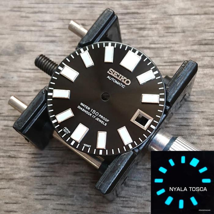 Dial AM seiko diver vintage 62MAS 6217 8000T lume TOSCA fit 7s26 6309