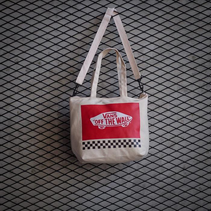 Tote Bag Vans Sidepack Bag Cream Japan Appendix Original
