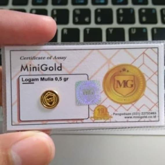 Mini Gold Emas MiniGold 0,5 Gram