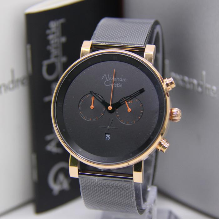 ALEXANDRE CHRISTIE 6547 PRIA ORIGINAL AC6547 AC 6547 JAM TANGAN COWOK